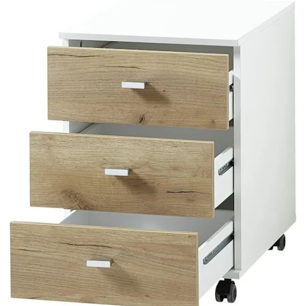 Germania Kontorsmöbler>Rullskåp Altino 40x48,9x56,9 cm navarra-ek och