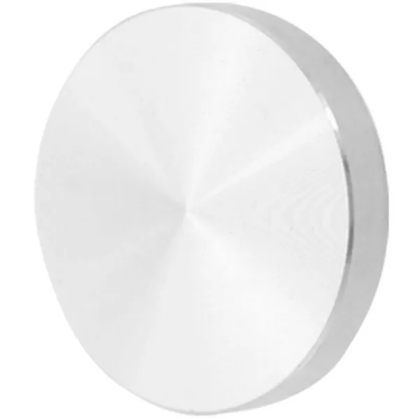 Småbord>Glasplatta adapter bordsben, aluminium, rund, 50x8mm, silver