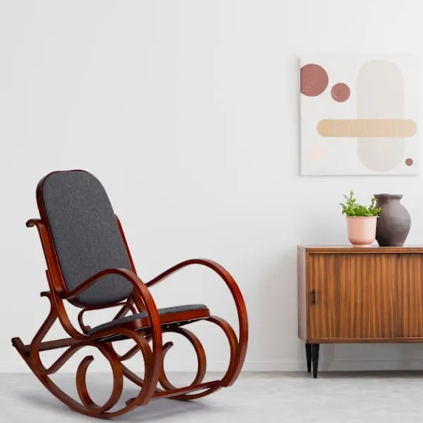 Northix Fåtöljer>Gungstol på medar ModernHome