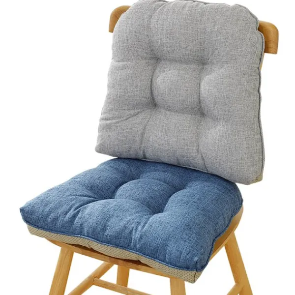 Stolar>Halksäkra Stolsdynor för Matstolar, Set om 4, 46*43*9cm Sittdyna med Band