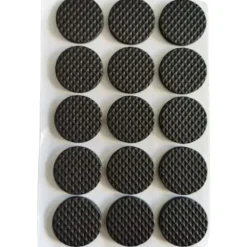 Stolar>Halkskyddande Möbeldynor Självhäftande Skumfötter Möbelfötter Skydd för Möbelbord Ben Anti-Halk DIY Klippning, 12 Runda Dynor 2,7 cm