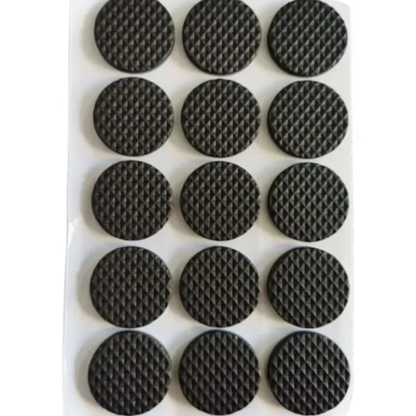 Stolar>Halkskyddande Möbeldynor Självhäftande Skumfötter Möbelfötter Skydd för Möbelbord Ben Anti-Halk DIY Klippning, 12 Runda Dynor 2,7 cm