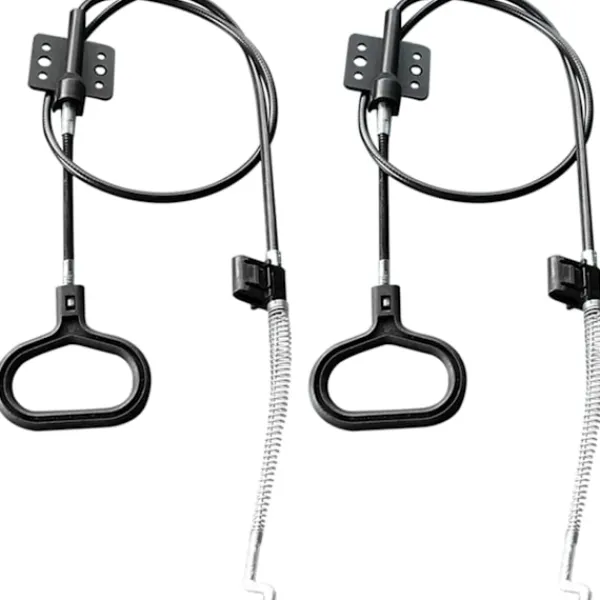 Fåtöljer>Handtag Recliner Dragkabel Fjäder, Recliner Ersättningsdelar Soffa Pålitlig Släpp Dragkablar D-Ring Handtag (Svart/2 st)