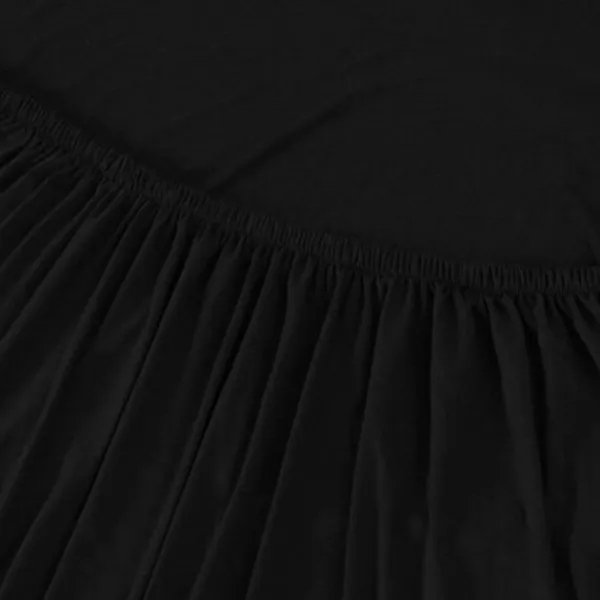 Soffor>Heltäckande vattentätt överdrag i enfärg, stretchtyg, svart, 90-140 cm