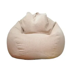Gåva Sittsäckar>Högkvalitativt extra stort sittsäcksöverdrag för soffa inomhus, lat fåtölj för vuxna och barn (endast sittsäcksöverdrag) 90 * 110 cm Khaki | Fyndiq