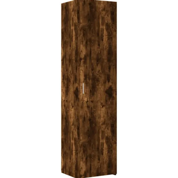 vidaXL Skåp>Högskåp rökfärgad ek 45x42,5x185 cm konstruerat trä