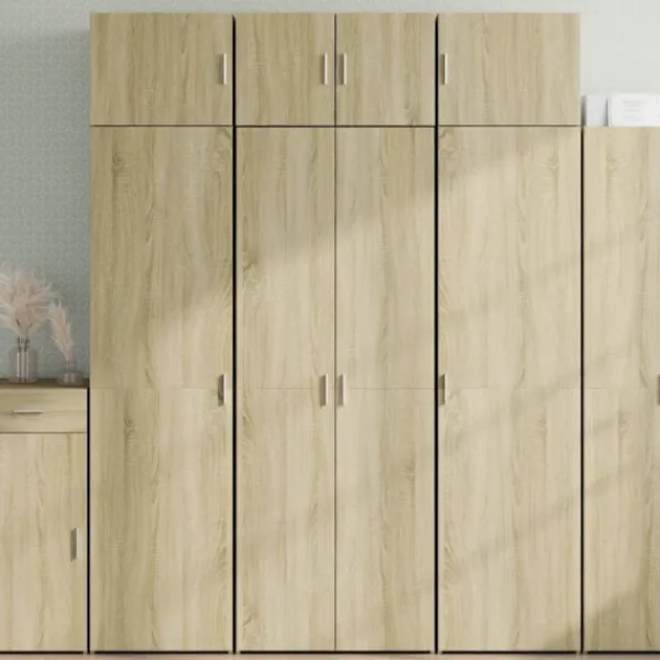 vidaXL Skåp>Högskåp sonoma-ek 70x42,5x185 cm konstruerat trä