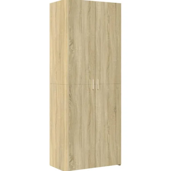 vidaXL Skåp>Högskåp sonoma-ek 70x42,5x185 cm konstruerat trä