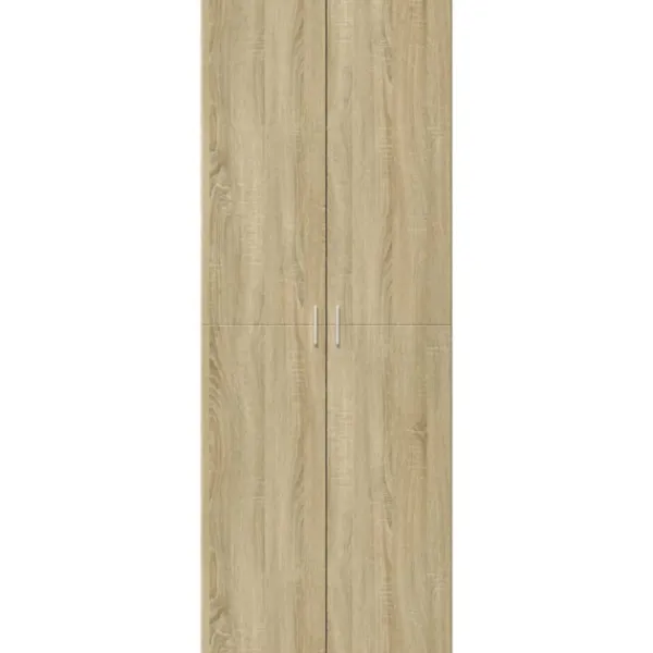 vidaXL Skåp>Högskåp sonoma-ek 70x42,5x185 cm konstruerat trä