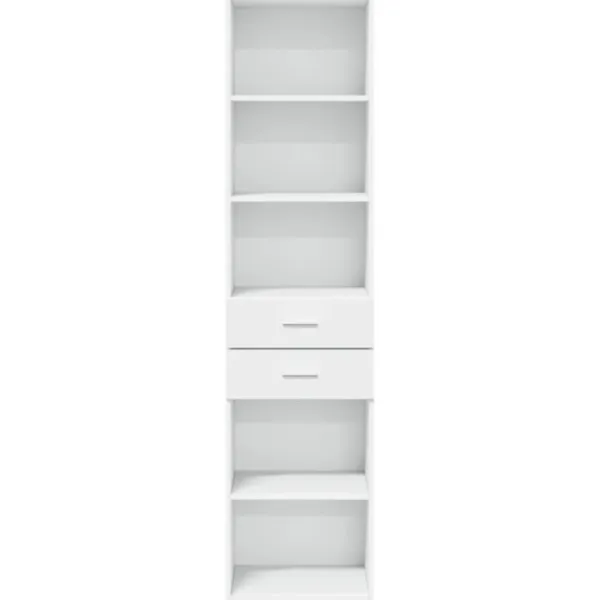 vidaXL Skåp>Högskåp vit 45x42,5x185 cm konstruerat trä
