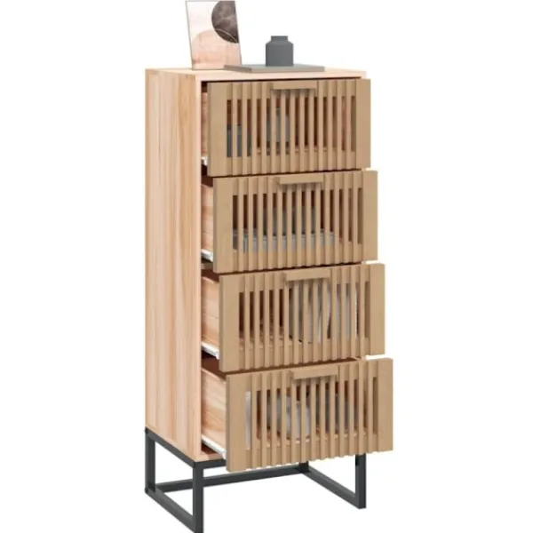 vidaXL Byråer>Högskåp 40x30x95 cm konstruerat trä