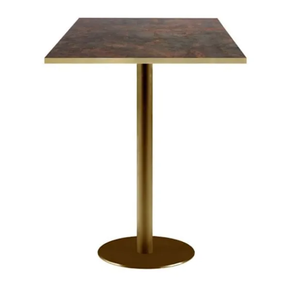 Matbord>Högt bord 60 x 60 cm Rom bistro rost