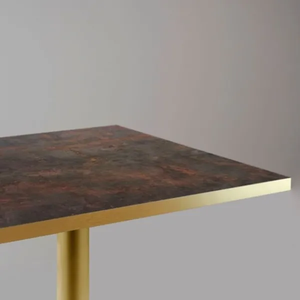 Matbord>Högt bord 60 x 60 cm Rom bistro rost
