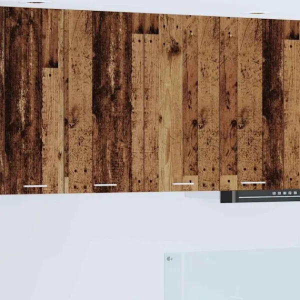 vidaXL Skåp>Hängande skåp Gammalt trä 80 x 31 x 80 cm Konstruerat trä