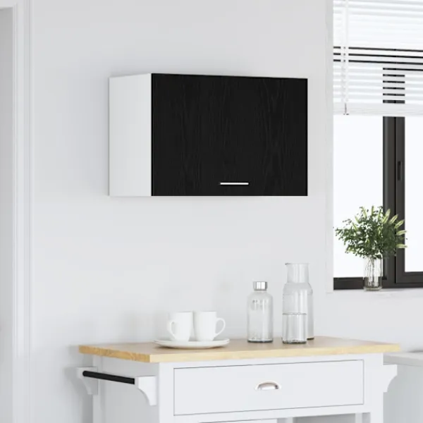 vidaXL Skåp>Hängande skåp Lyon Svart Ek 60 x 31 x 40 cm Konstruerat trä