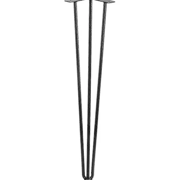 Soffbord>Hårnålsbordsben 40 cm, Set med 4 DIY-bordsben 3 stänger kraftiga