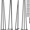 Balkongmöbler>Hårnålsbordsben 40 cm, Set med 4 DIY-bordsben 3 stänger kraftig modell{KDO}