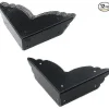 Kistor & Koffertar>Hörnskydd i metall för lådor, svarta kantskydd, möbelhörnskydd, sidlängd 7*7*2CM, 12-pack
