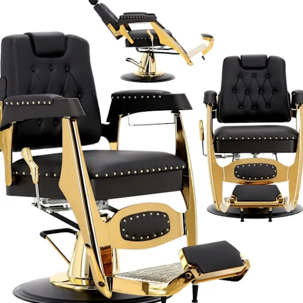 Barber King Stolar>Hydraulisk frisörstol för frisörsalongen barber shop Cassus barberking