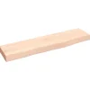 vidaXL Hyllor>Hyllplan 40x10x2 cm obehandlad massiv ek