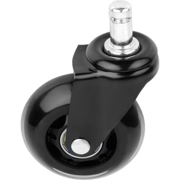 Kontorsmöbler>IKEA fåtölj hjul gummi 6,3 cm / 10 mm 5 st.