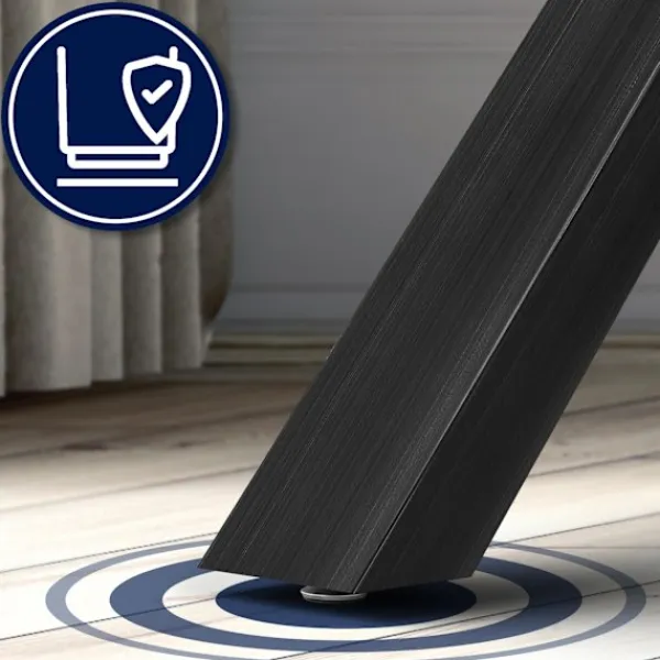 BellaFurn Matbord>Industriella bordsben - Upprätter - Högt pulverbelagt stål, inklusive golvtoppar Färg: Antik svart | Storlek: 120x70x72 cm