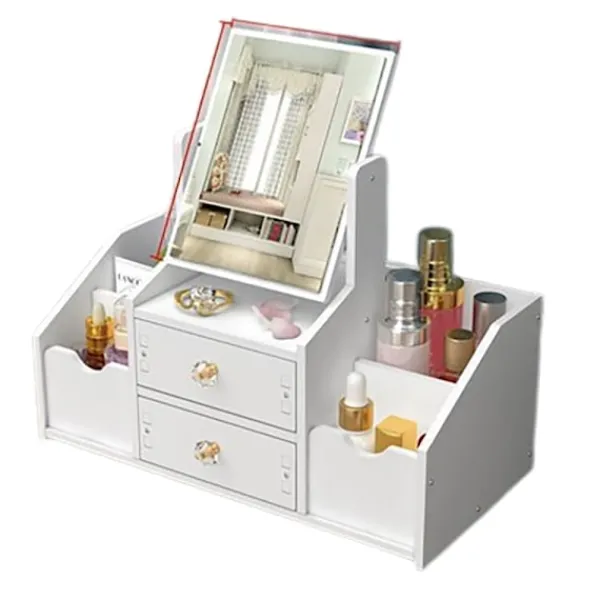 INF Sminkbord>Sminkspegel med Förvaring model 1
