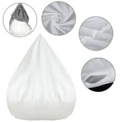Sittsäckar>Innerfodral Vattentätt Lazy Bean Bag Sofföverdrag, Utan Fyllning - Storlek 100x120 cm