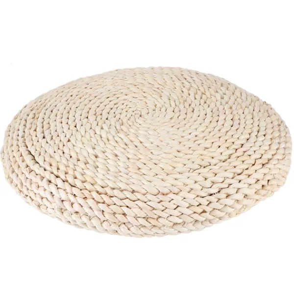 Sittsäckar>Japansk stil rund tatami handvävd golvkudde golvpuffmatta för meditationsyoga