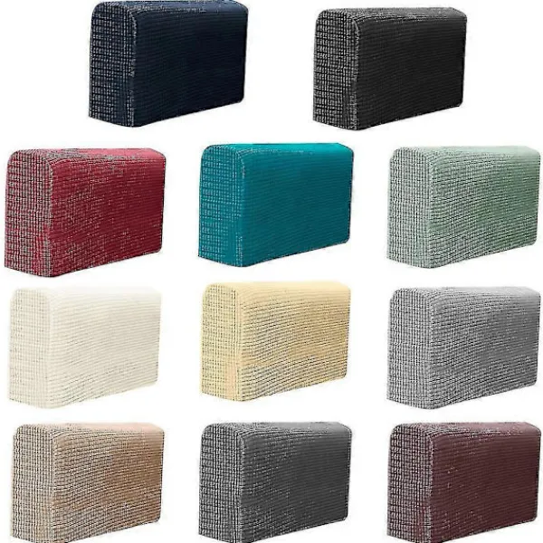Soffor>Jul 2 st Soffa Möbel Armstödsskydd Fåtölj Armskydd Stretchiga För Hemmet