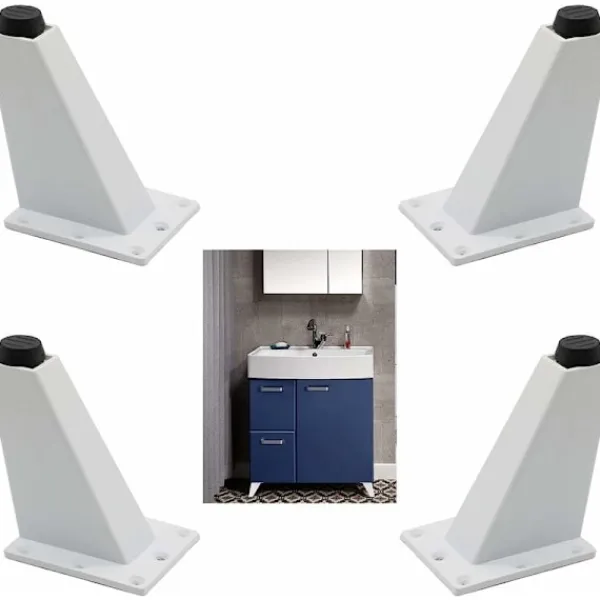 Köksö>Justerbara möbelben i aluminiumlegering, 4 stycken, köksben, bänkskiva, bar