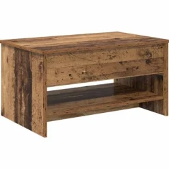 vidaXL Soffbord>Kaffeebord Gammalt trä 80 x 50,5 x 41,5 cm Konstruerat trä