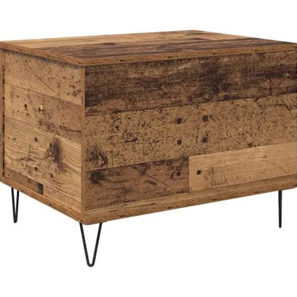 vidaXL Småbord>Kaffeebord Gammalt trä 60 x 44,5 x 45 cm Konstruerat trä