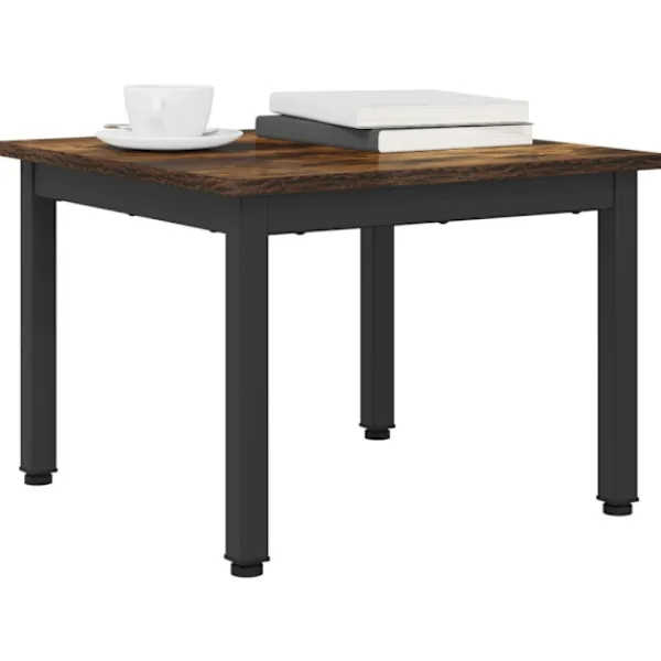 vidaXL Soffbord>Kaffeebord Rökek 50 x 50 x 36 cm Konstruerat trä