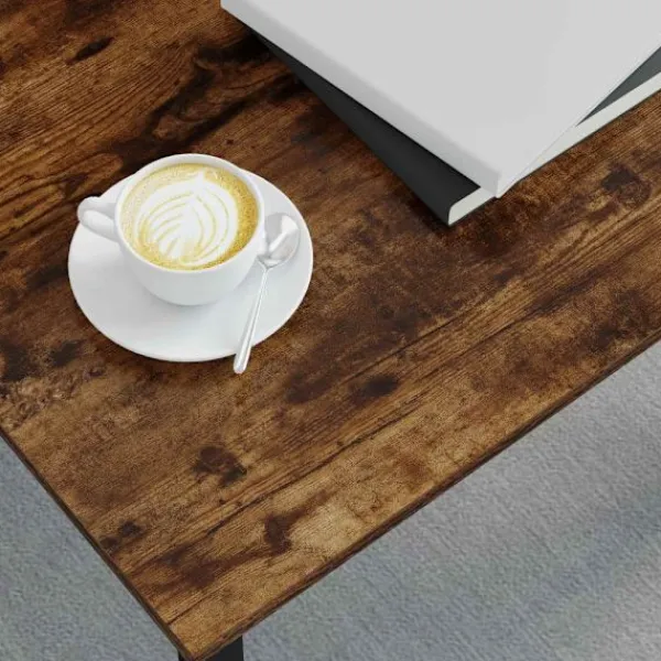 vidaXL Soffbord>Kaffeebord Rökek 50 x 50 x 36 cm Konstruerat trä