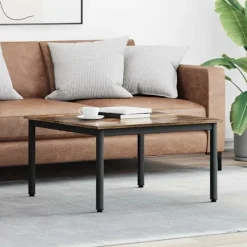 vidaXL Soffbord>Kaffeebord Rökek 80 x 80 x 45 cm Konstruerat trä