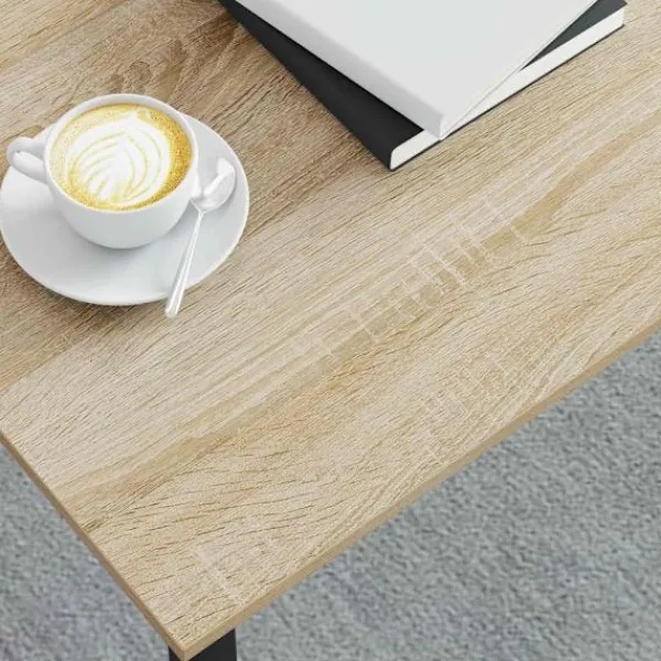 vidaXL Soffbord>Kaffeebord Sonoma 80 x 80 x 45 cm Konstruerat trä