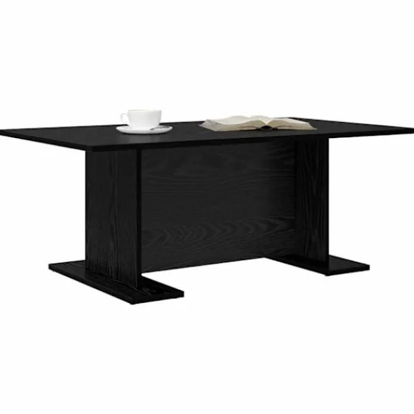 vidaXL Soffbord>Kaffeebord Svart ek 103.5 x 60 x 40 cm Konstruerat trä