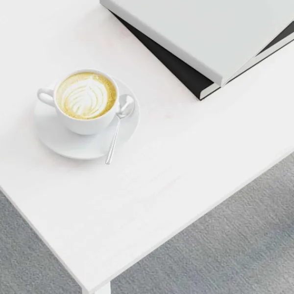 vidaXL Soffbord>Kaffeebord Vit 60 x 30 x 36 cm Massiv furu