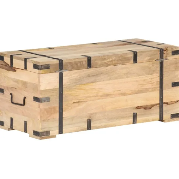 vidaXL Kistor & Koffertar>Kista 90x40x40 cm massivt mangoträ