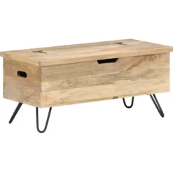 vidaXL Kistor & Koffertar>Kista 90x40x45 cm massivt mangoträ