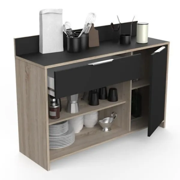 DEMEYERE Sideboards>Köksskänk - Rå - Modern - 1 dörr - MIKE - L 123 cm