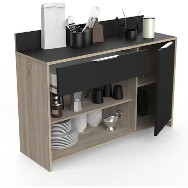 DEMEYERE Sideboards>Köksskänk - Rå - Modern - 1 dörr - MIKE - L 123 cm