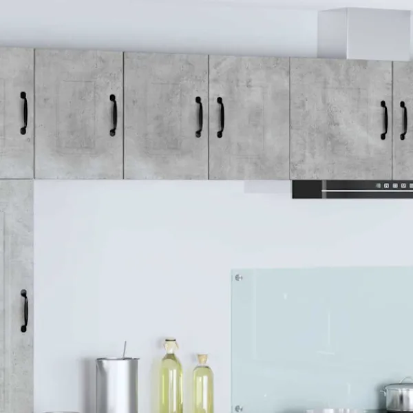 vidaXL Skåp>Köksskåp Kalmar 2 pcs Betonggrå 30 x 31 x 40 cm Konstruerat trä