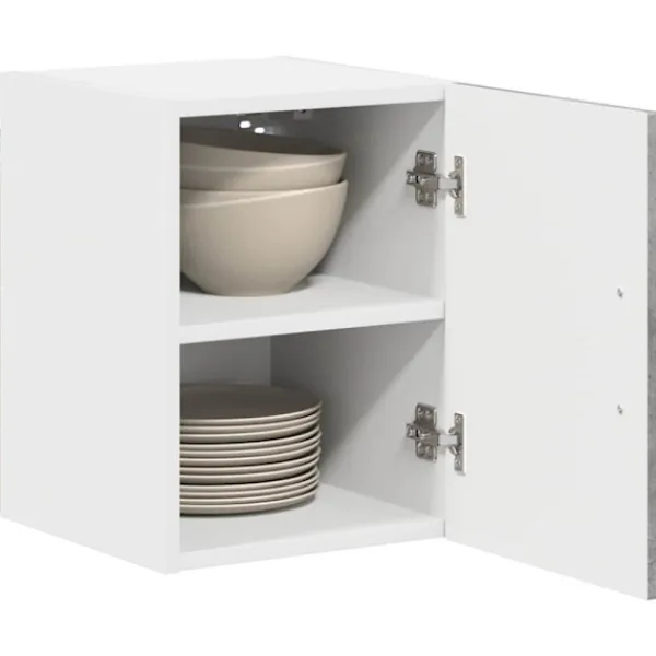 vidaXL Skåp>Köksskåp Kalmar 2 pcs Betonggrå 30 x 31 x 40 cm Konstruerat trä