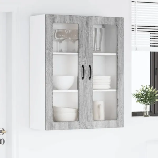 vidaXL Skåp>Köksskåp Kalmar Grå Sonoma 80 x 31 x 100 cm Konstruerat trä