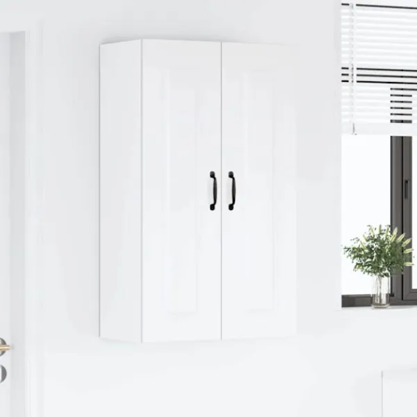 vidaXL Skåp>Köksskåp Kalmar Högblanka vita 60 x 31 x 100 cm Konstruerat trä