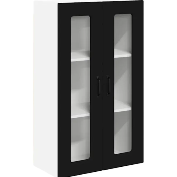 vidaXL Skåp>Köksskåp Kalmar Svart 60 x 31 x 100 cm Konstruerat trä