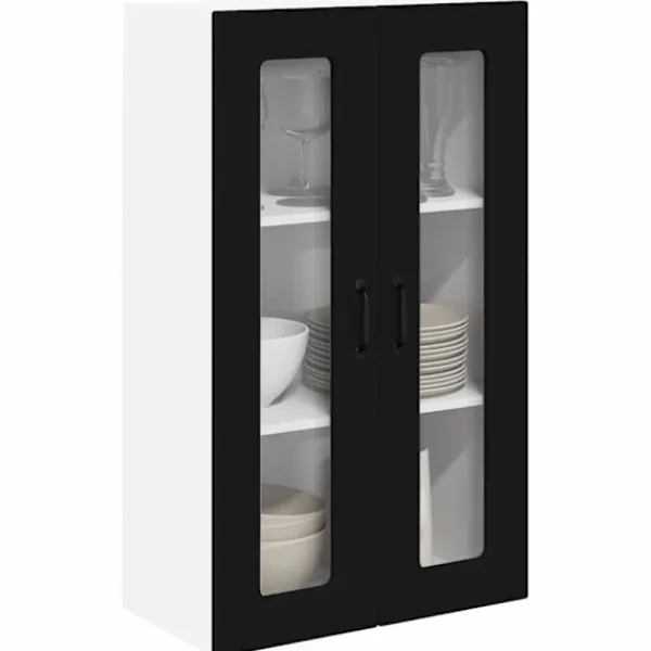 vidaXL Skåp>Köksskåp Kalmar Svart 60 x 31 x 100 cm Konstruerat trä