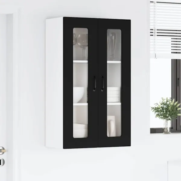 vidaXL Skåp>Köksskåp Kalmar Svart 60 x 31 x 100 cm Konstruerat trä